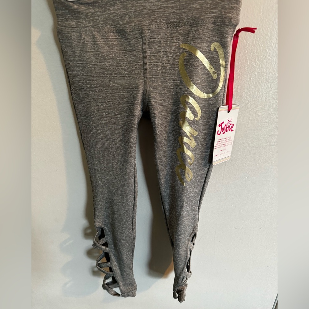 Brand New Justice Girls Dance Leggings XS (5/6)